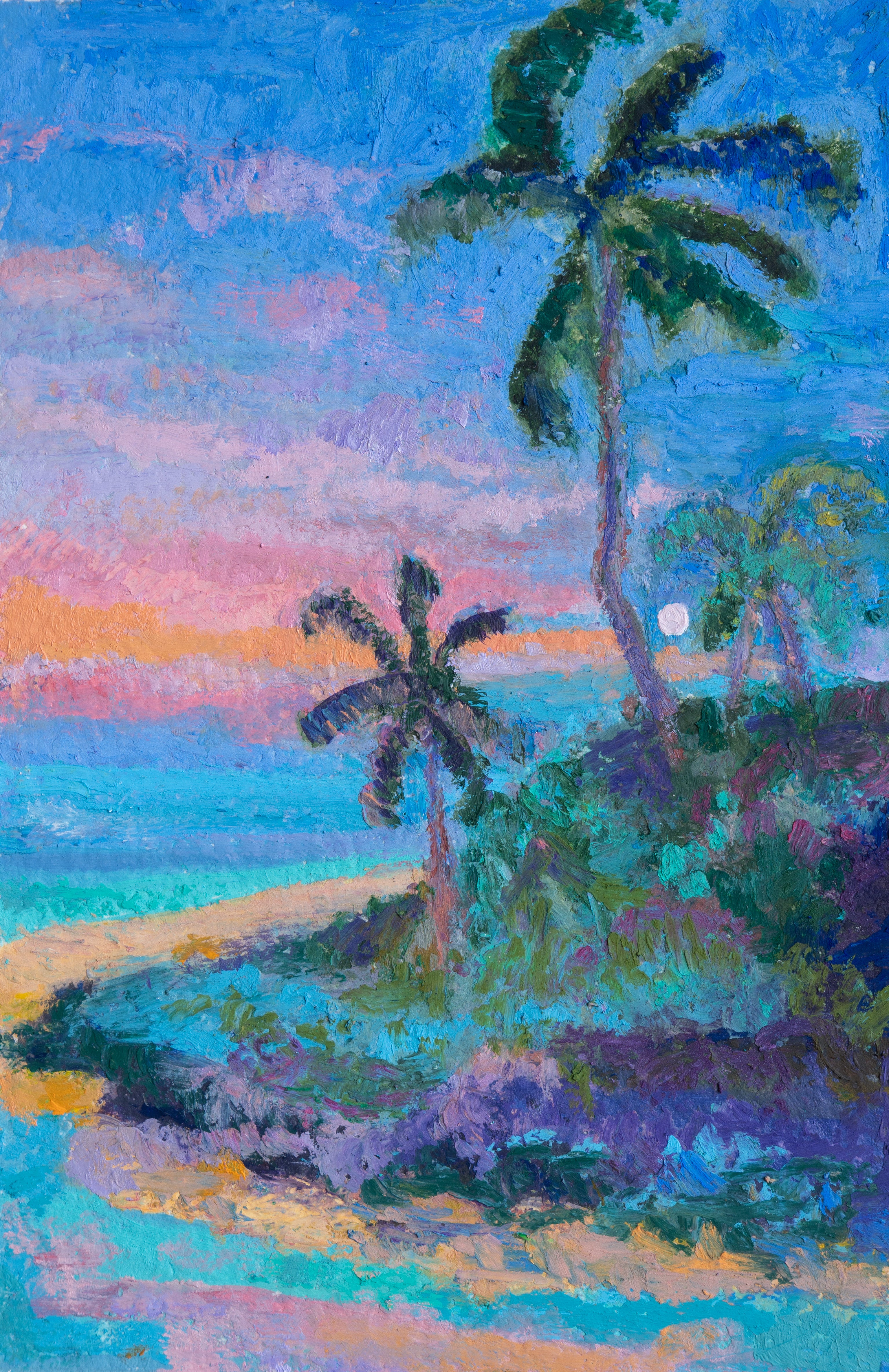 Cuban Sunrise, 4x6 inch Original