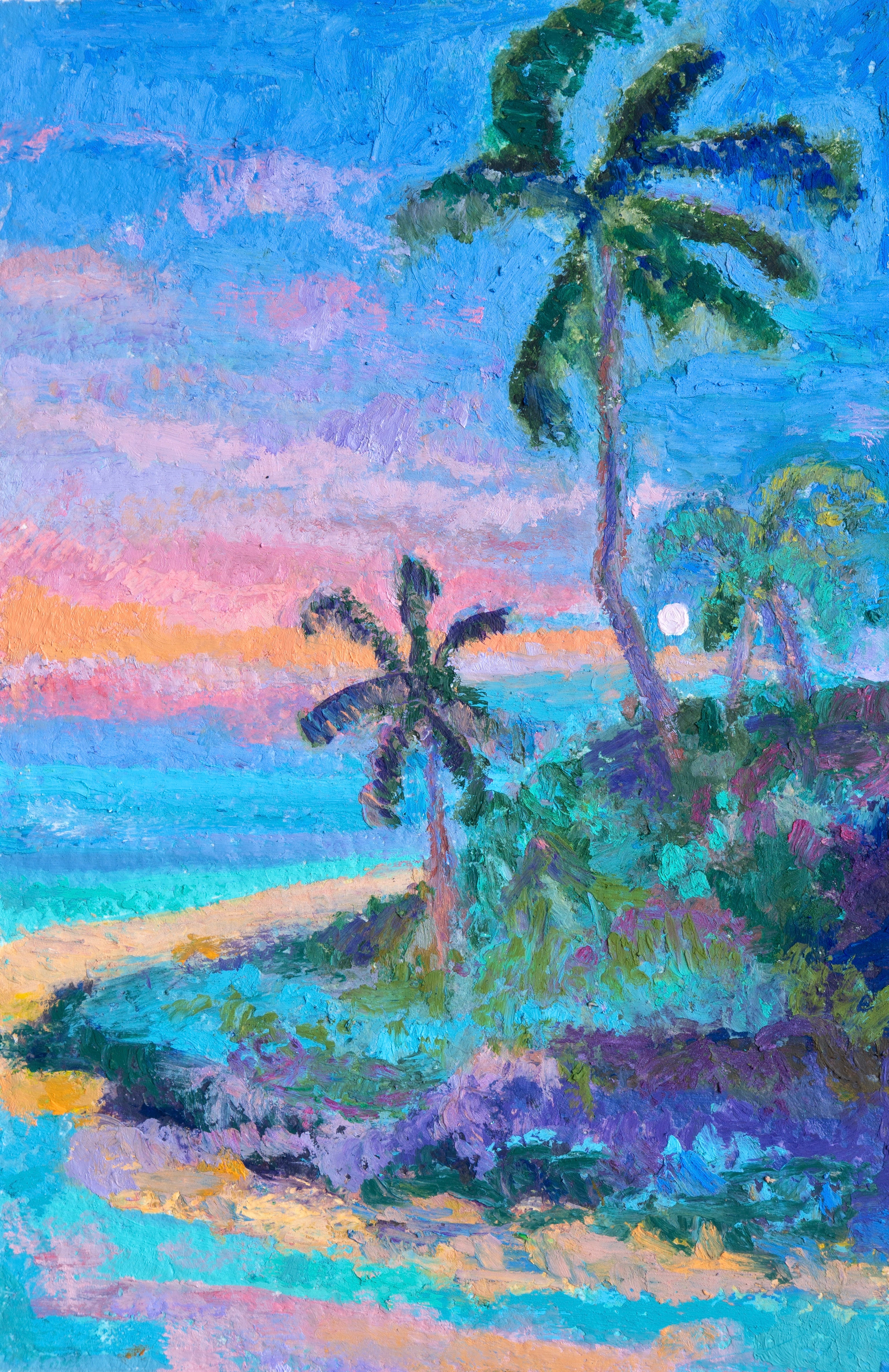 Cuban Sunrise, 4x6 inch Original